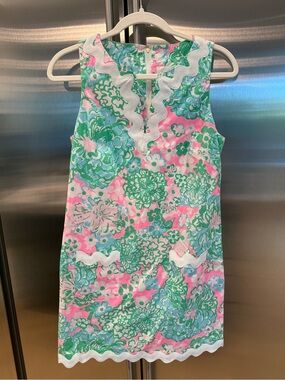 Lilly Pulitzer Romey Shift Romper - Plumes in Bloom